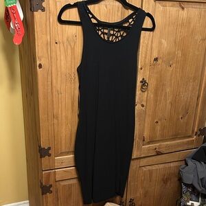 Elegant Black Sleeveless Dress